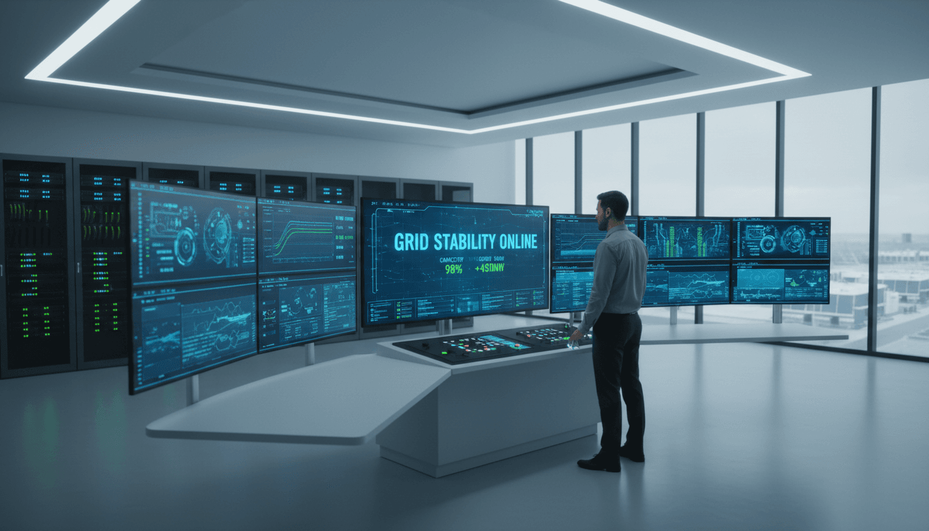Industrial energy facility with modern control systems