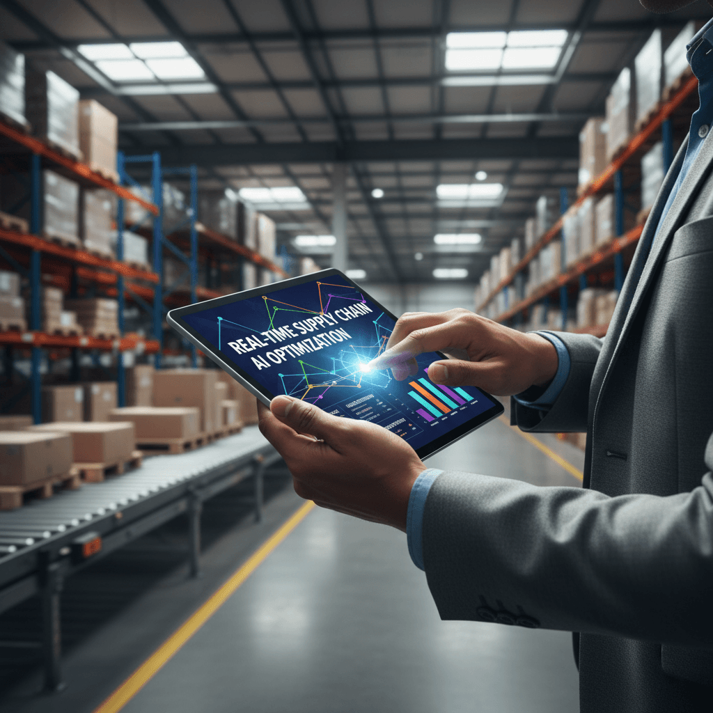 Energy logistics professional managing supply operations